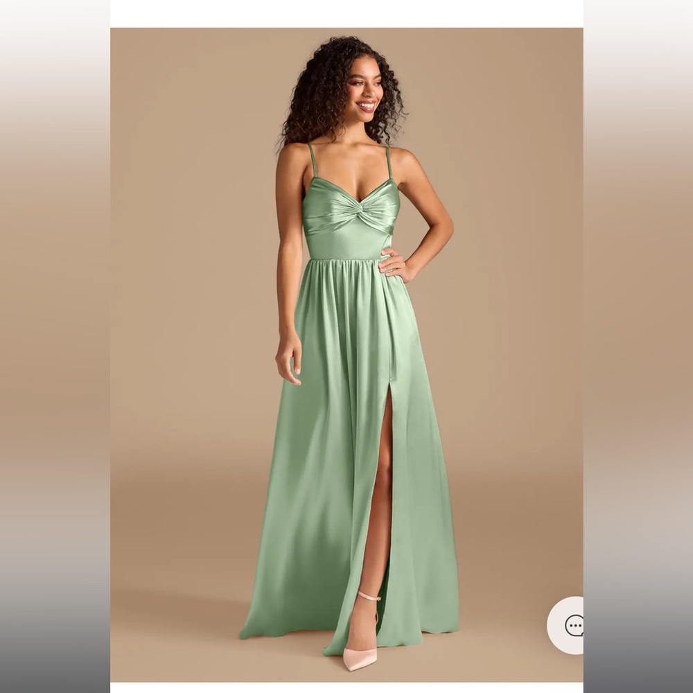 Azazie matcha Maxi Dress with Slit